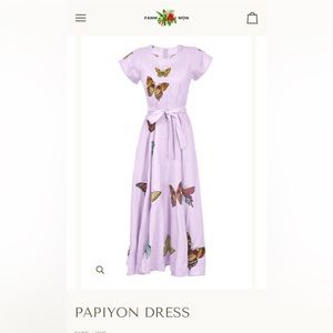 NWT Fanm Mon PAPIYON DRESS - Size Large